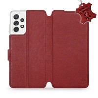 HandyhüLle FüR Galaxy A72 5G Mobiwear Case Cover SchutzhüLle Etui Dunkelrot