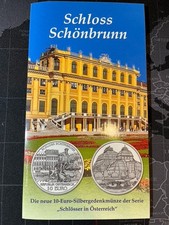 Austria 10 Euro 2003 Silver Schloss Schoenbrunn in Folder