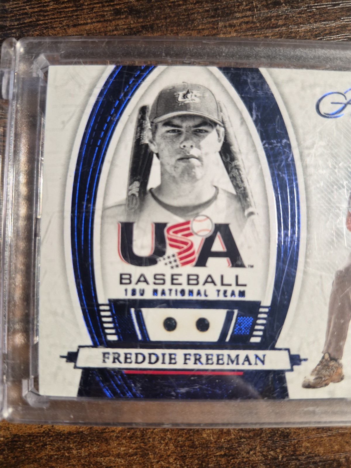 2022 Flawless Baseball Freddie Freeman Sapphire /3 Bookend 3/3 SSP Team USA view 12