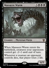 MTG Massacre Wurm  - Murders at Karlov Manor Commander #130