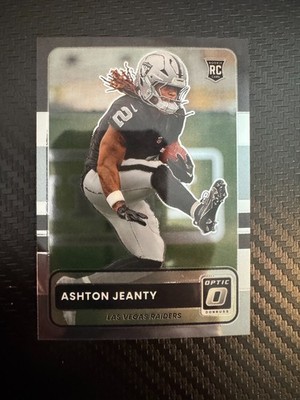 2025 Panini Donruss Optic Ashton Jeanty 2015 Retro Prizm Auto #8 Raiders