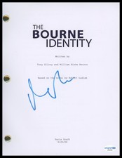 Matt Damon "The Bourne Identity" AUTOGRAPH Signed Full Script Screenplay ACOA