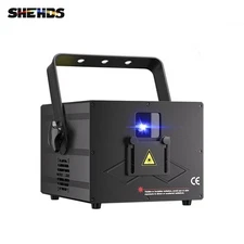 APP Remote DMX Projector 3W ILDA 2D 3D Animation Laser RGB Full Color Disco