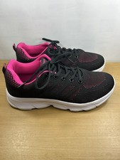 Fashion Womens Trainers |Women~Size 40 Black White Pink~Very Good Condition