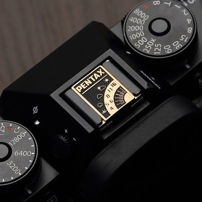 Metal Brass Camera Hot Shoe Cover Protect For Pentax ES2 K1000 K2 SP MX super A