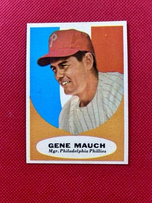 1961 Topps #219 Gene Mauch Philadelphia Phillies High-end NM         B61#219A1