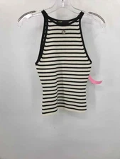 Pre-Owned Maje Ivory Size Small Stripe Tank Top