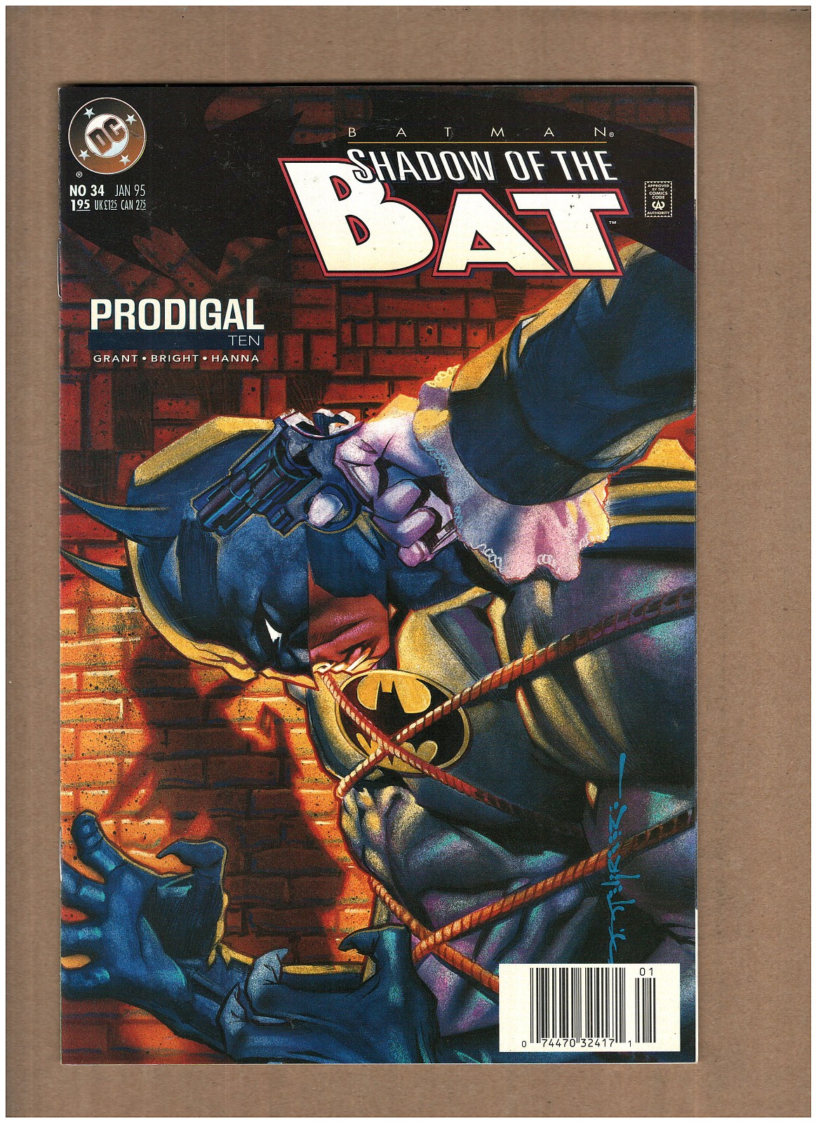 Batman: Shadow of the Bat #34 NEWSSTAND DC 1995 Prodigal pt10 TWO-FACE NM- 9.2