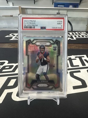 2023 Panini Prizm - Rookies C.J. Stroud #339 Silver Prizm (RC) PSA 9