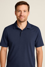 Ben Hogan Men  s Performance Golf Polo Shirt Gray Size S