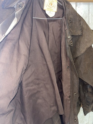 Vintage Morrison Country Australia Jacket Duster Coat Pockets Size Medium - Picture 4 of 4