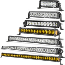 New 1012143040 Slim Led Light Bar Spot Flood Combo Work Offroad Suv Driving