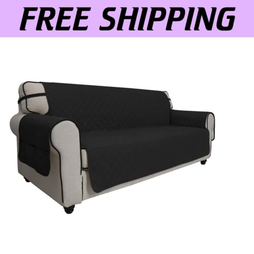 Elegant Waterproof Sofa Slipcover for 3-Cushion Couches - Non-Slip Design