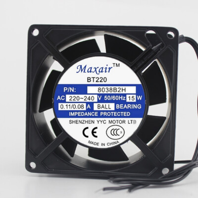 MAXAIR BT220 8038B2HL 220-240V 80*80*38 15W 0.11A