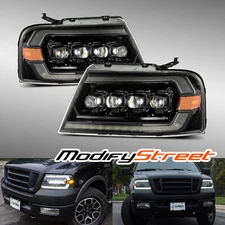 Fit 04-08 Ford F150/06-08 Lincoln Mark LT NOVA-Series Projector Headlights Set