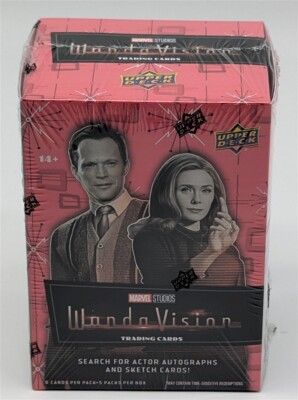 Factory Sealed Blaster Box 2022 Upper Deck Marvel WandaVision Trading Cards