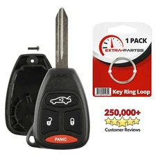 For 2005 2006 2007 Jeep Grand Cherokee Remote Uncut Key Fob Shell Case Pad