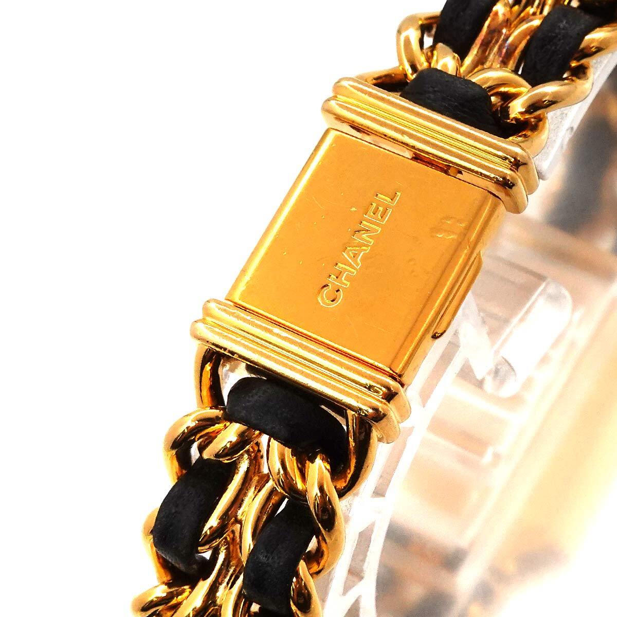 シャネル ブラックダイヤル プレミアウォッチ H0001 CHANEL - 中古 シャネル CHANEL H0001 ブラック レディース