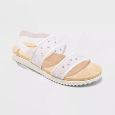 Cat  Jack Kids' Lavender Elana Slip-On Summer Sandals Size 2 3 NWT