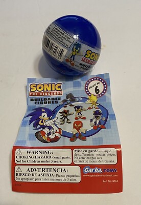 TOMY Gacha Buildable Sonic The Hedgehog One Figure Only-Randomly SEGA 2 ...