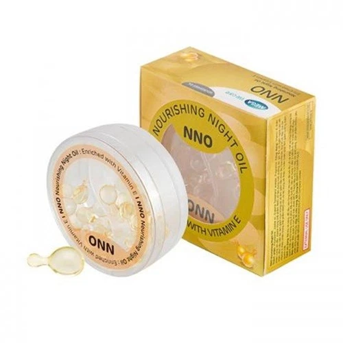 01 box x 30 Capsules Vitamin E NNO Jojoba Oil Nourishing Night  -  Skin Care