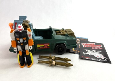 Sprocket Attack Cruiser Vintage Transformers G1 Action Masters Complete Set 1990
