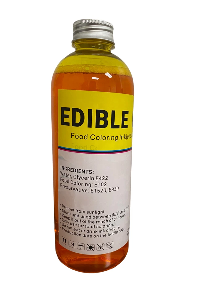 Kit de recarga de tinta comestible con jeringa 1000 ml para impresoras Canon y Epson Foto 3 de 4