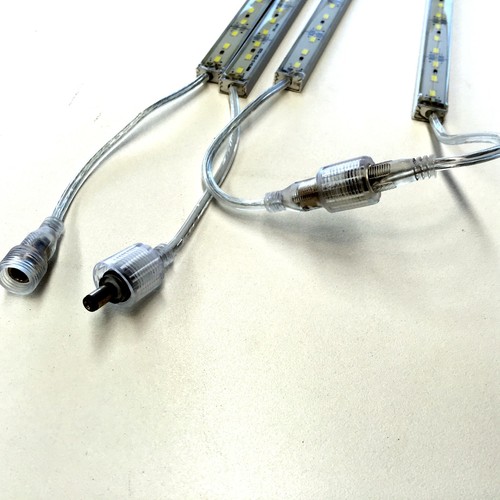 4X12V Waterproof Cool White 5630 Led Strip Lights Bars Camping Caravan Boat Set - Picture 4 of 12