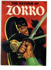 FOUR COLOR 425 1952 - GRADE 6.0 - DELL THE RETURN OF ZORRO GOLDEN AGE