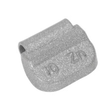 Wheel Weight 10g Hammer-On Zinc for Steel Wheels Pack of 100 - Sealey WWSH10 New