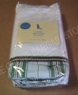 Pottery Barn Kids Baby Bed Nursery Crib Chase Bed skirt Dust Ruffle ...