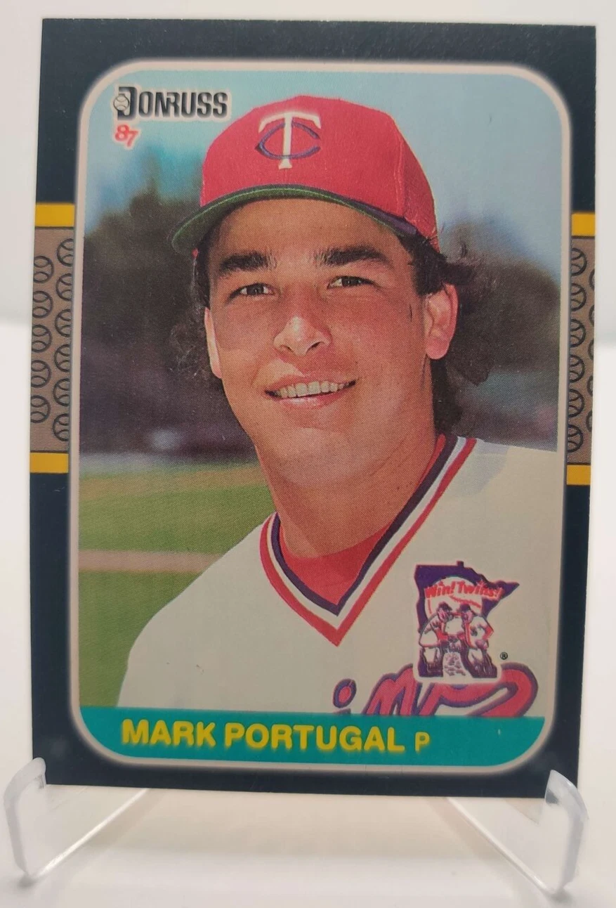 1987 DONRUSS #566 MARK PORTUGAL Minnesota Twins baseball card