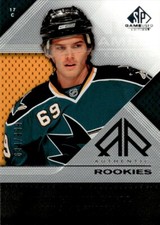 2007-08 SP Game Used Torrey Mitchell Rookie /999 San Jose Sharks #110
