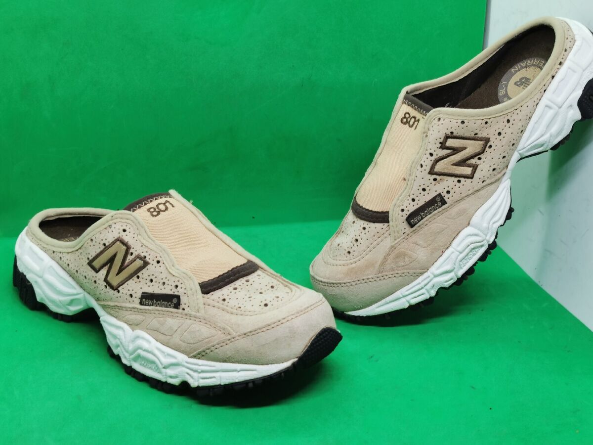 New Balance 801 Slip On All Terrain Beige Suede Leather New Balance 801 Slip On All Terrain Beige Suede Leather