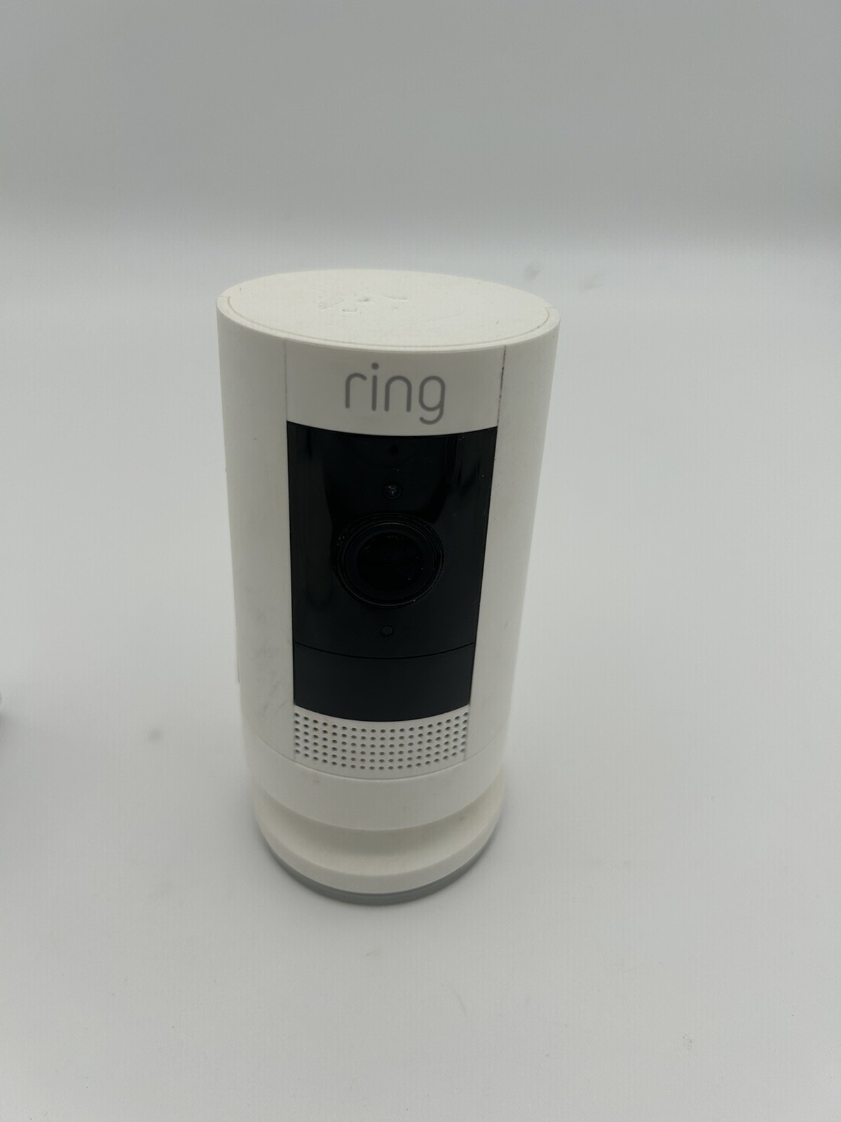 Ring Stick Up Cam Plug-In HD 2nd Gen with Battery No Charging Cable Needed
