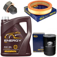 MotoröL Filter Set 5W30 5 Liter + ÖLablassschraube FüR Audi 80 VW Golf Vento