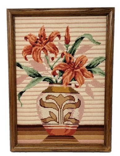 Trio De Tableaux Brodés SANERLINGS, Reproduction D'une Aquarelle De CHARLEY HARPER, Motif Nature Et Oiseaux, Modèle HC-0387