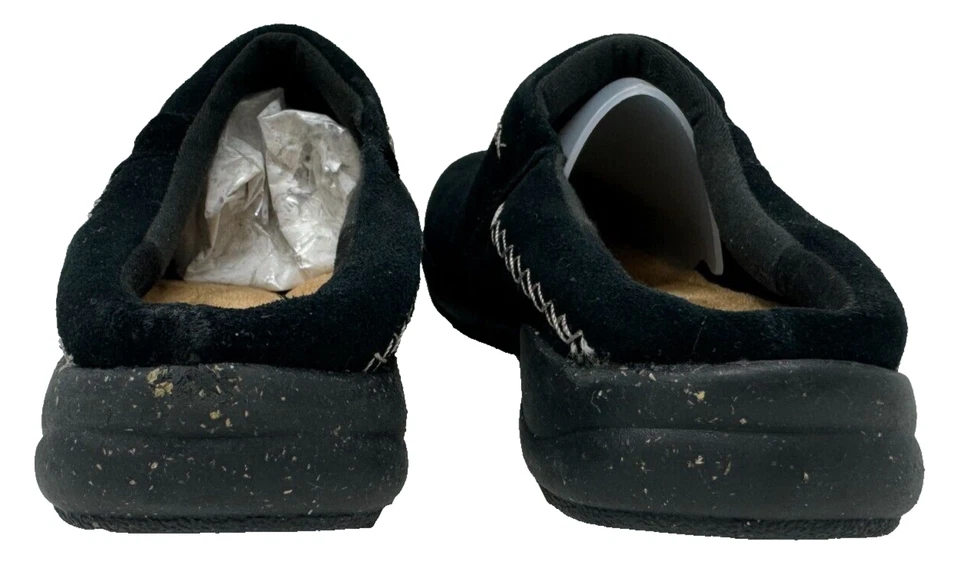 Clarks Women's Roseville Echo Slip On Comfort Casual Clogs Black Size:8.5 205F - Image 4 of 4