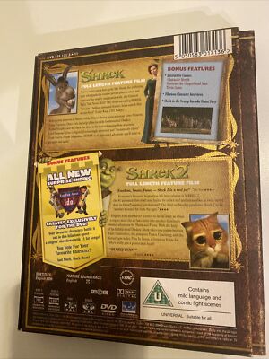 Shrek/Shrek 2 (DVD, 2004, 2-Disc Set, Box Set) 5050583017136