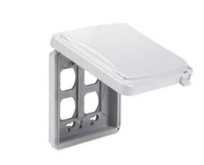 55-in-1 Multi-application Weatherproof Receptacle Cover, Gray, TayMac MM1410G