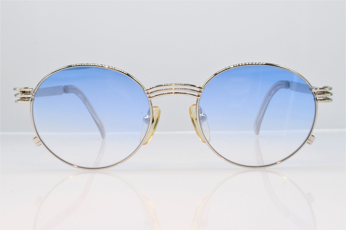 Jean Paul Gaultier ヴィンテージ サングラス titanium Jean Paul Gaultier Glasses Frame Titanium-P 55-0018 48-19