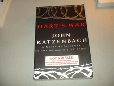 Hart's War by John Katzenbach (1999, Hardcover) ARC, Uncorrected Proof, EX, Rare