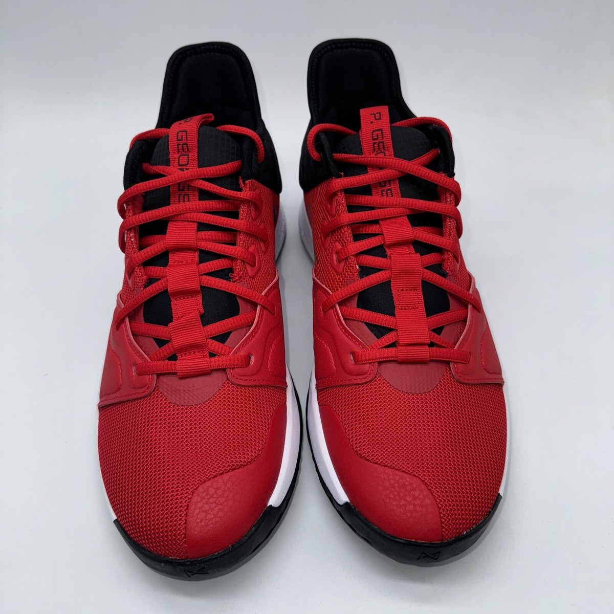 Nike PG 3 University Red Black Basketball Shoes AO2607 600 Men's