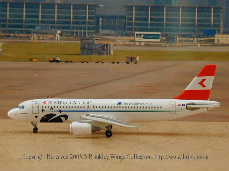 DRAGON WINGS AUSTRIAN Airlines A320 1:400 Diecast Commercial Plane Model 55339 - Image 2 of 4
