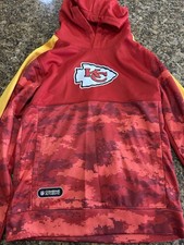 Kansas City Chiefs Youth Hoodie Size M 10/12 Red KC Pullover Football Combine