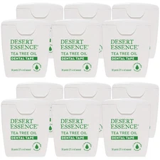 Desert Essence Tea Tree Oil Dental Tape - 12 Count (Pack of 1) - Naturally Wa...