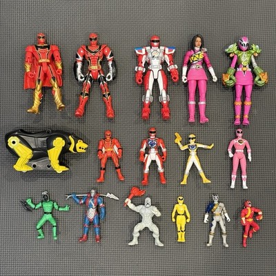 Lot Of 16 Power Rangers Action Figures Mixed Bandai Lightning Collection Villain