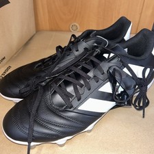Adidas Kakari Elite SG Rugby Boot Black/White - UK Size 10 New No Box JQ2330