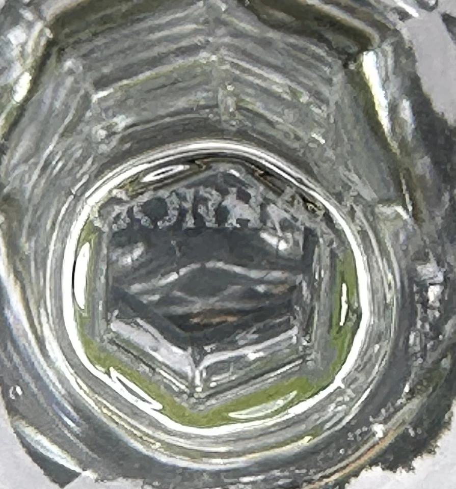 Vasos de agua/té helado de tallo corto Gorham Crystal Cherrywood 6 7/8" 10 oz. 1 de 13 Foto 4 de 4