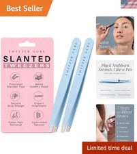 Tweezers for Women Facial Hair  Men   Precision Slant-Pointed Eyebrow Tweeze...